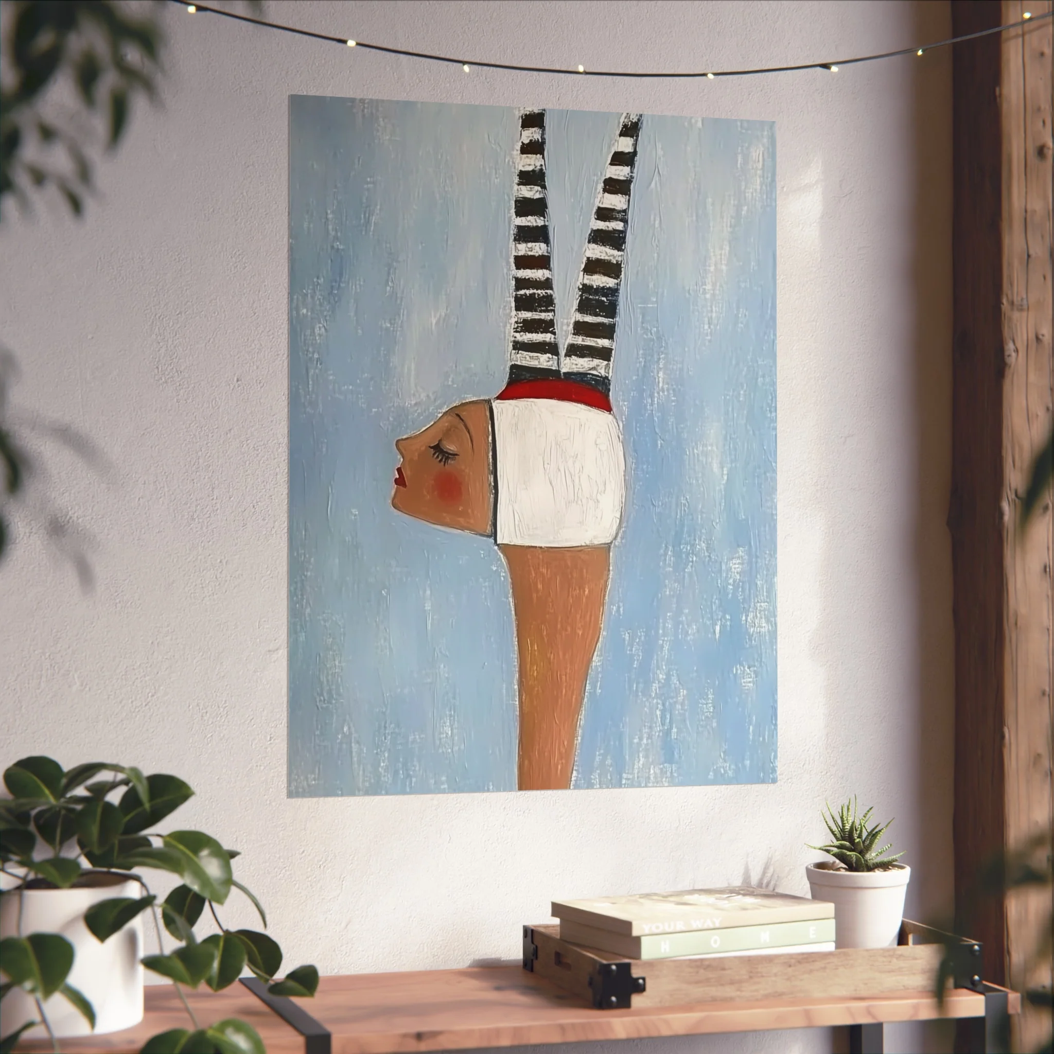 Whimsical Stripes Fine Art Poster - Image 42
