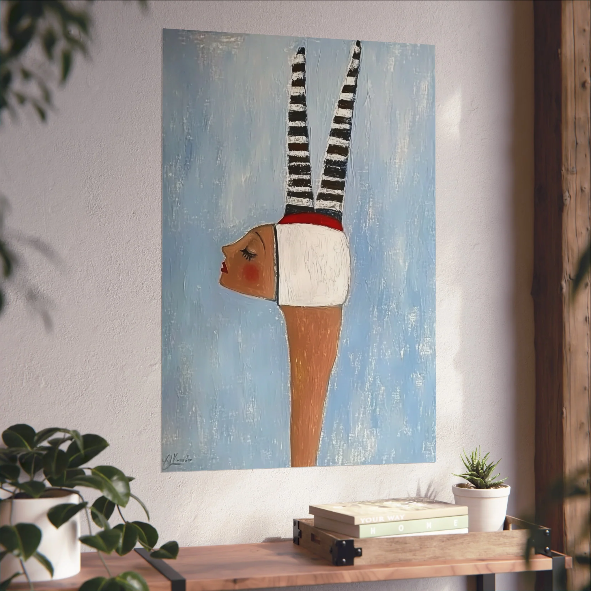 Whimsical Stripes Fine Art Poster - Image 44