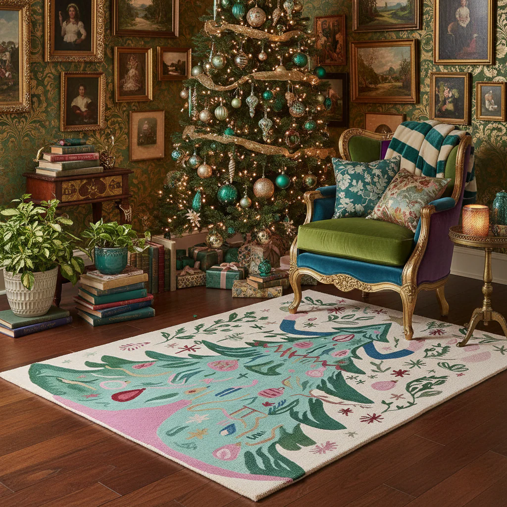 Whimsy Tree Wishes Hand Tufted Rug - Image 2