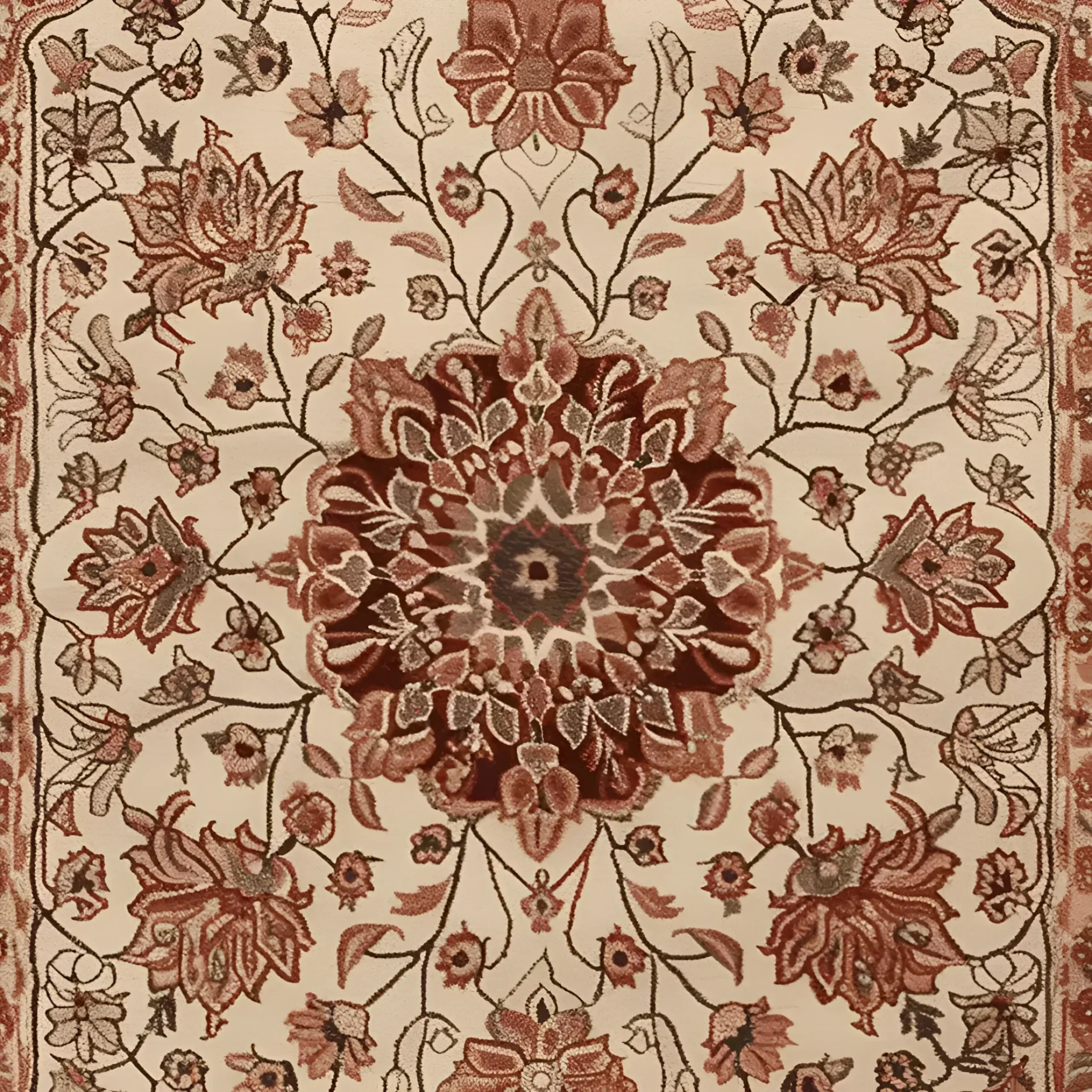 Whispers of the Persian Garden Hand Tufted Rug - Image 5