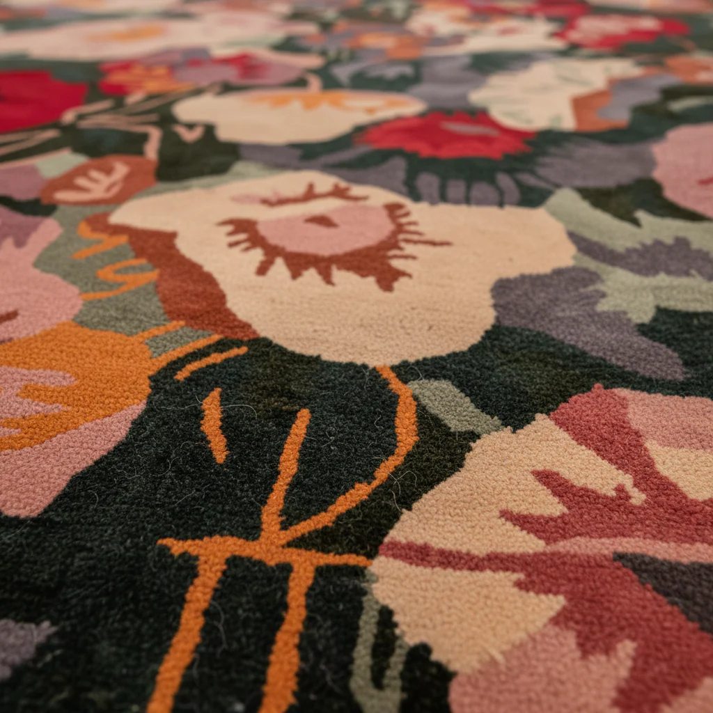 Wild Garden Hand Tufted Wool Rug - Image 4