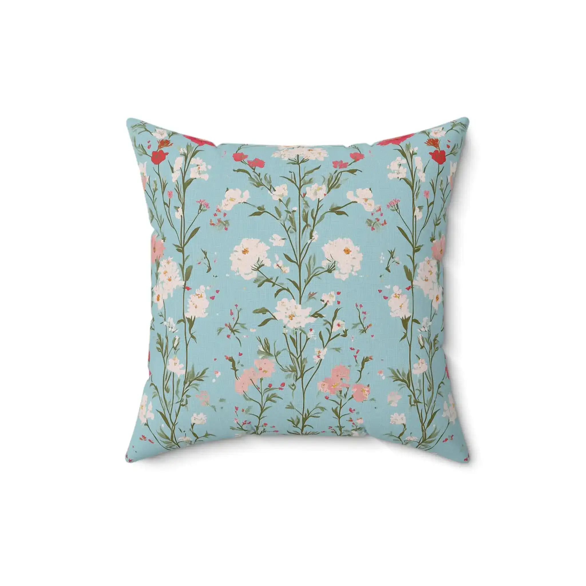 Wildflower Symphony Throw Pillow - Image 3