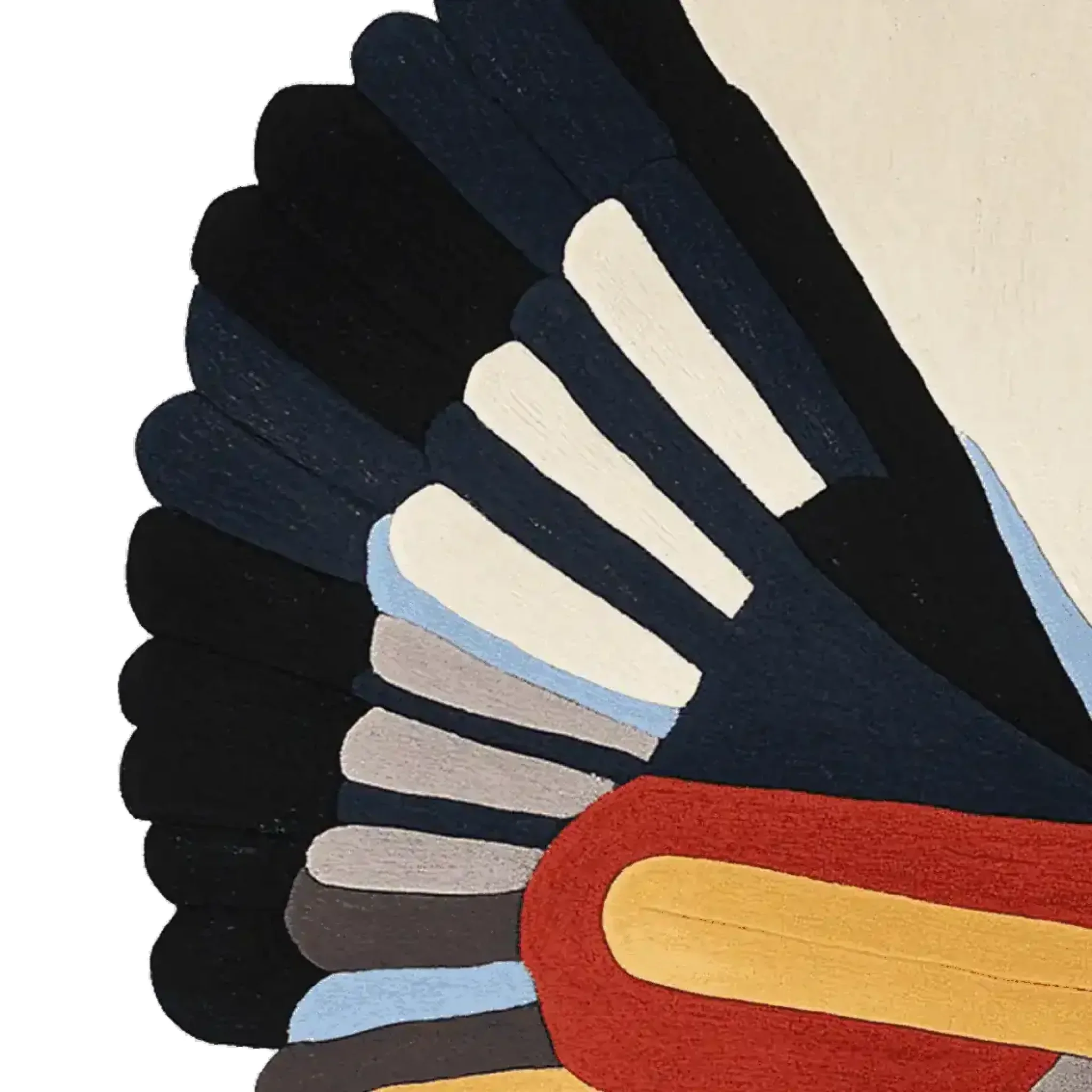 Wings in Motion Hand Tufted Rug - Image 5