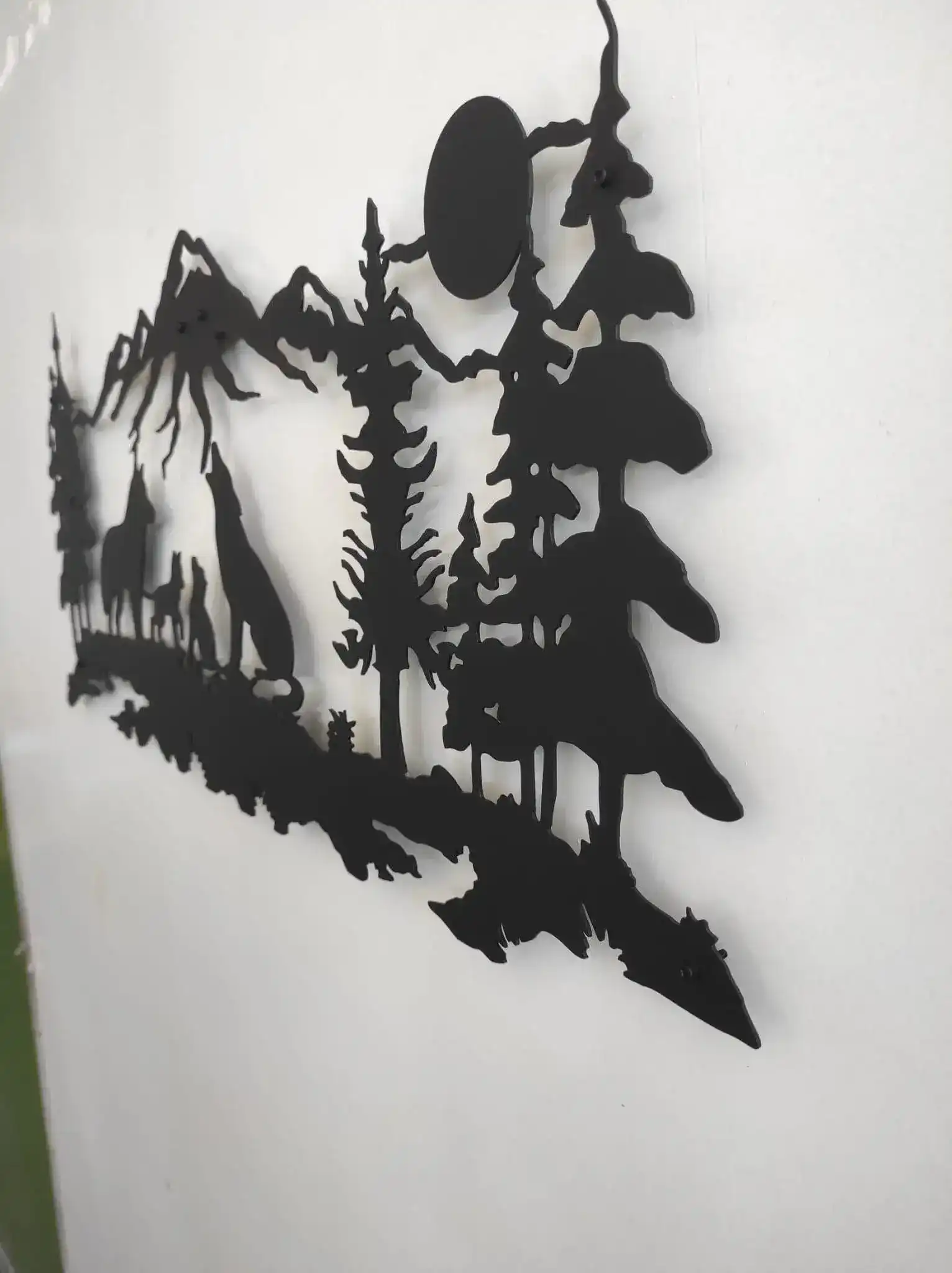 Wolf Family in Nature Metal Wall Art - Image 2
