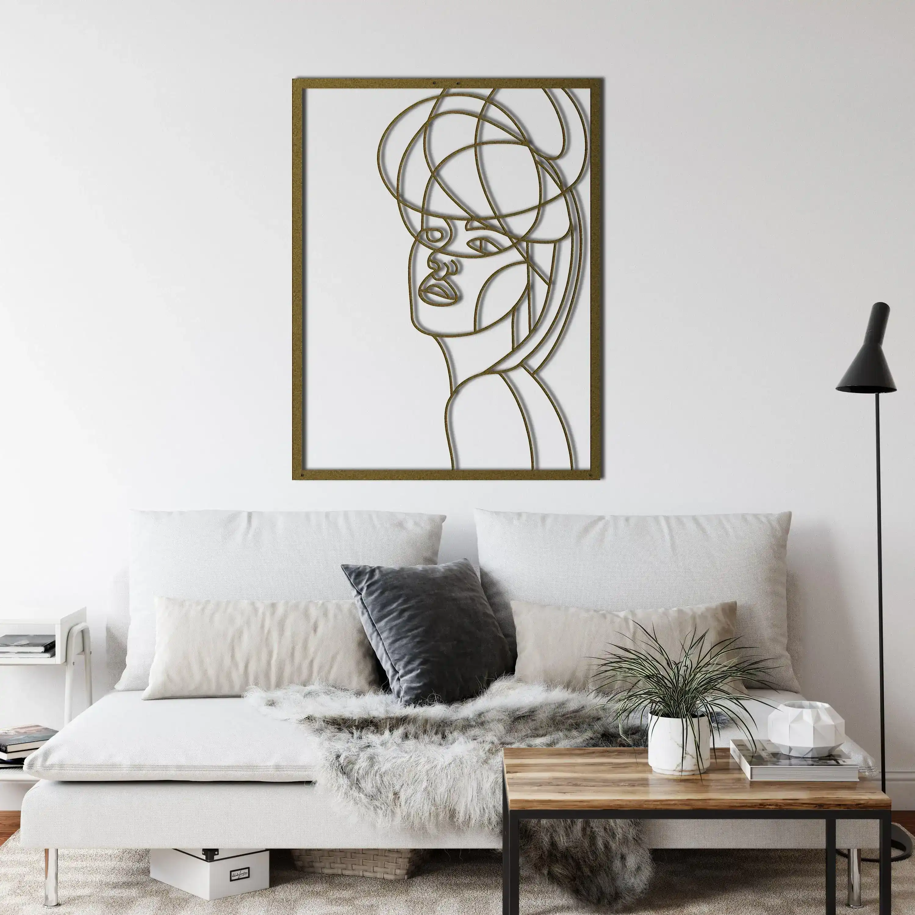Women Silhouette Metal Wall Decor - Image 11