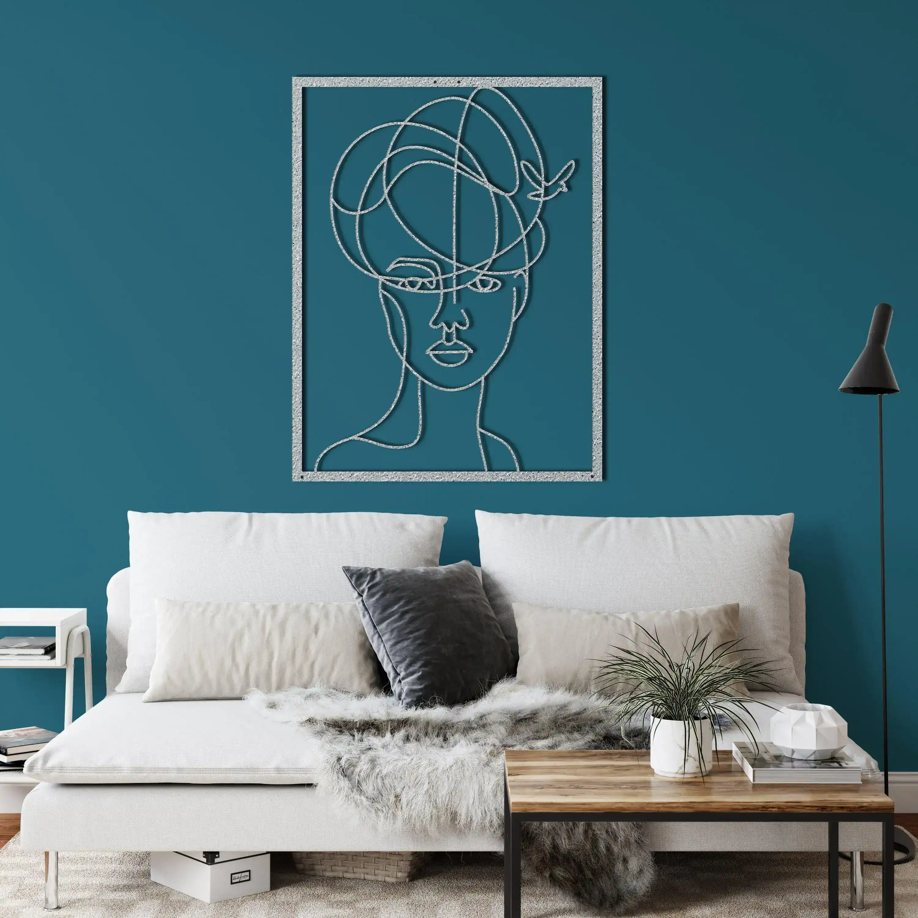 Women Silhouette Metal Wall Decor - Image 13
