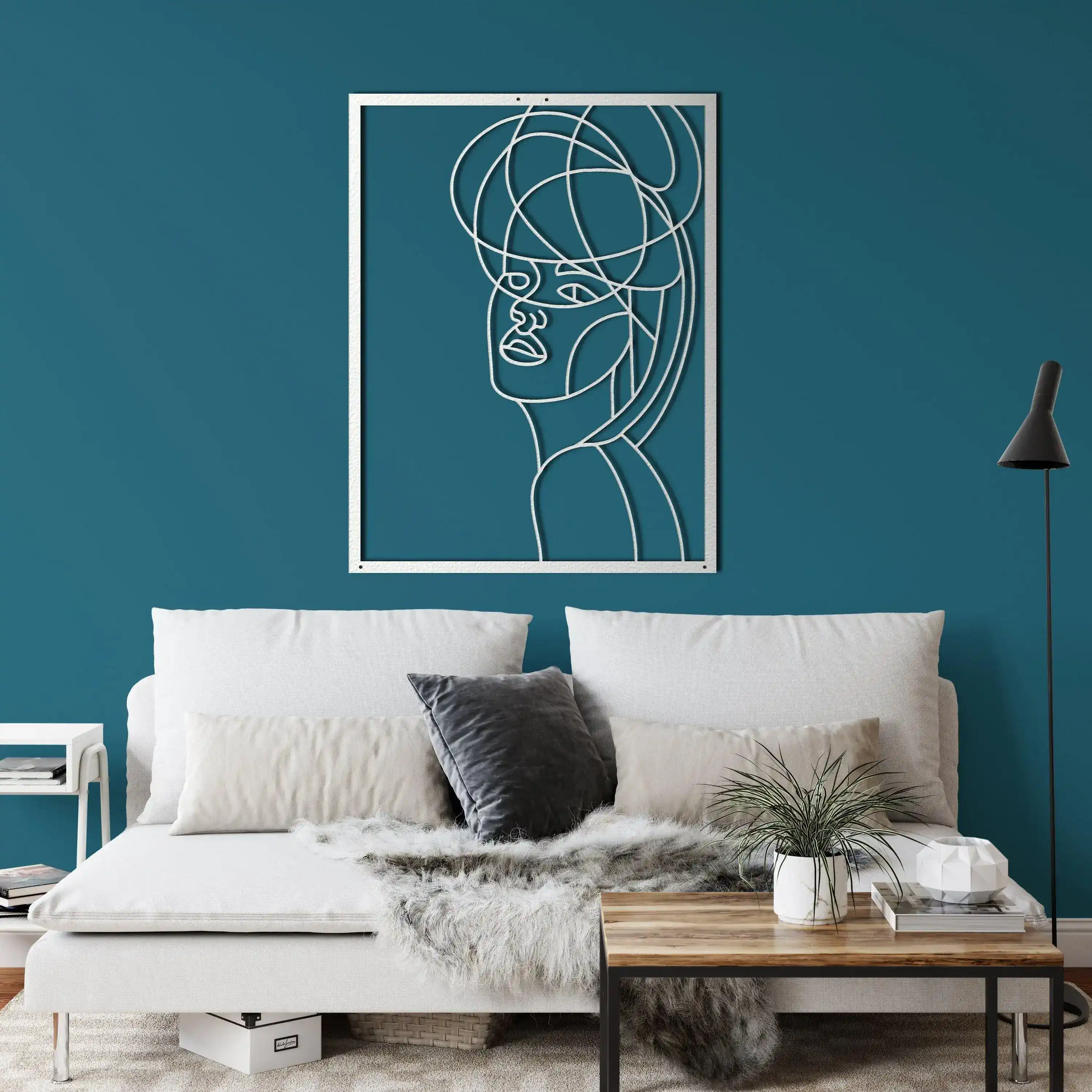 Women Silhouette Metal Wall Decor - Image 8